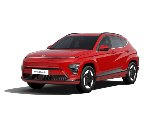 Nová KONA Electric - CZECH EDITION - POWER 65,4 kWh 160 kW 4×2 - Černý - Engine Red