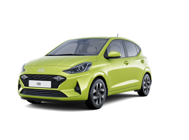 Nová i10 - Smart - 1,0i 46 kW 4×2 - Černý - Lucid Lime Metallic