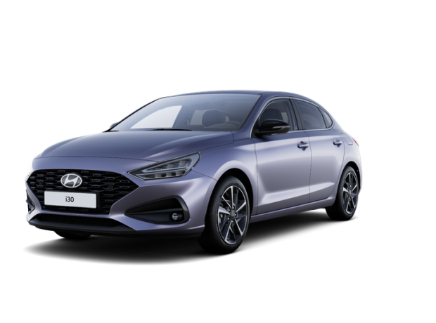 Nová i30 Fastback - N Line Premium - 1,5 T-GDI MHEV 103 kW 4×2 - Černý - Meta blue Pearl