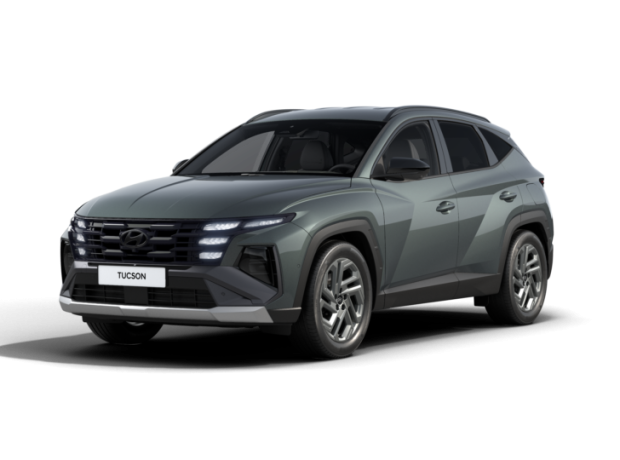 Nový TUCSON - Smart - 1,6 T-GDI 118 kW 4×2 - Černý - Cypress green Pearl