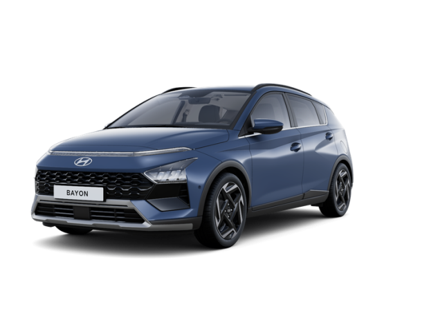 Nový BAYON - Smart - 1,0 T-GDI 74 kW 4×2 - Černý - Vibrant Blue Pearl