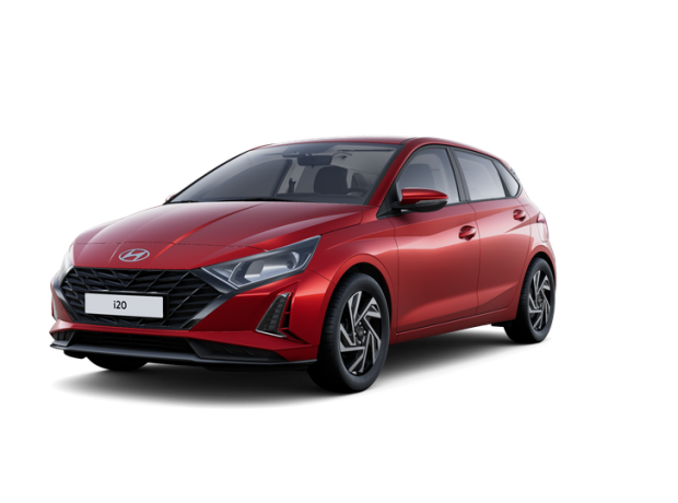 Nová i20 - Smart - 1,2i 58 kW 4×2 - Černý - Dragon Red Pearl