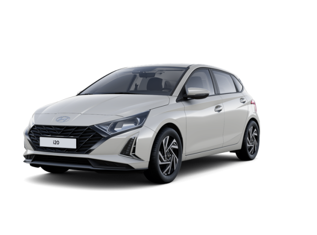 Nová i20 - Smart - 1,2i 58 kW 4×2 - Černý - Lumen Gray Pearl